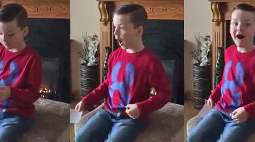 Η στιγμή που ένα εξάχρονο αγόρι, μαθαίνει ότι θα αποκτήσει αδελφάκι [βίντεο]